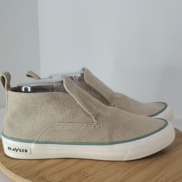 Seavees Women's Huntington Middie Jungmaven Tan Hemp Canvas Slip-On Shoes Size 9 - Picture 3 of 14
